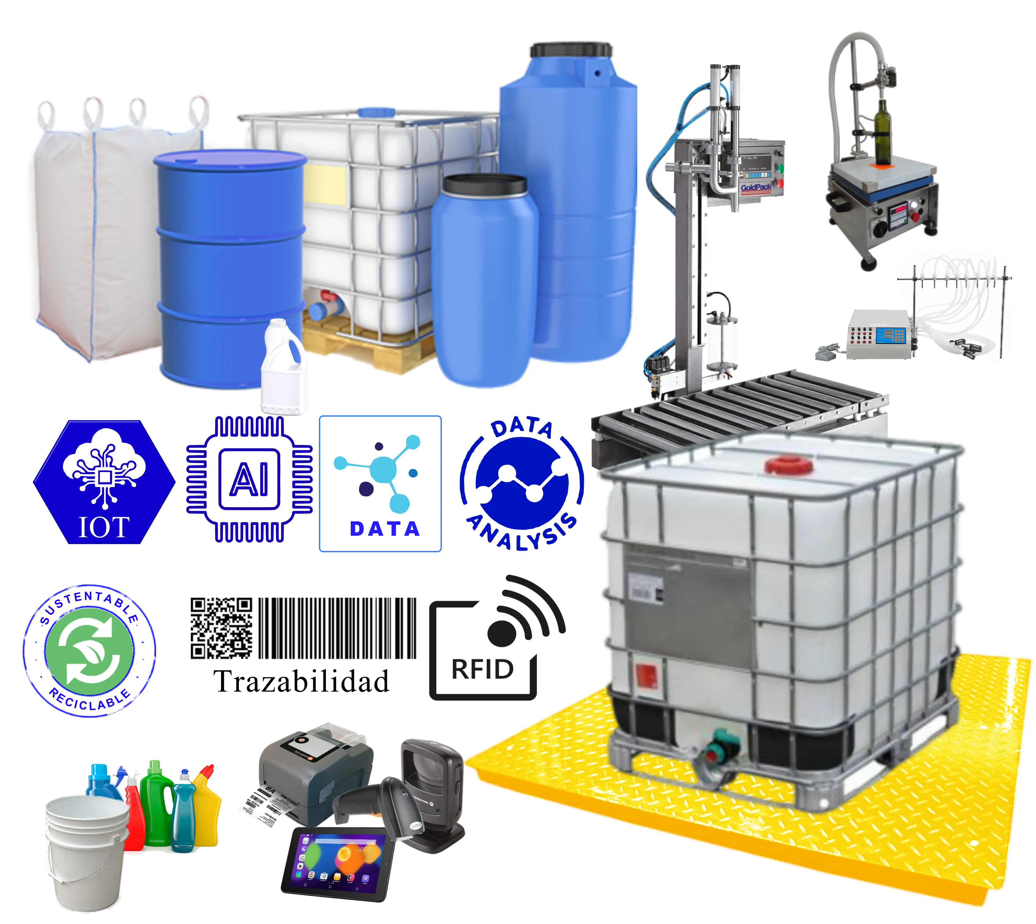 Balanza Llenado Envases IOT